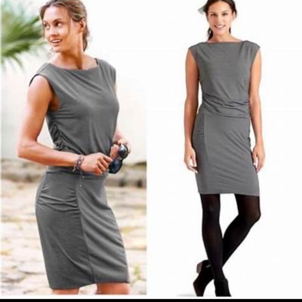 ⚜️ EUC ATHLETA stretch Microsoft Westwood Dress medium m med 6 8 10